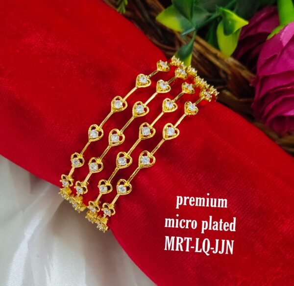 IMG-20231029-WA0038 One gram gold Jewellery - South Indian BANGLES - Function wear Jewellery - One gram gold Bangles