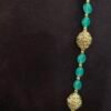 IMG_20260804_120713 One gram gold Jewellery | Long Green beads | Chain with Ganesh Locket and Earrings