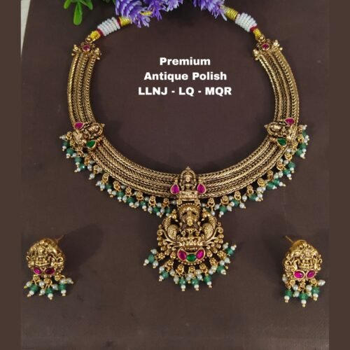 One gram gold Jewellery - Antique Gold Replica kante.. Naan patakam..