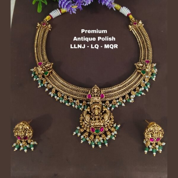 One gram gold Jewellery - Antique Gold Replica kante.. Naan patakam..