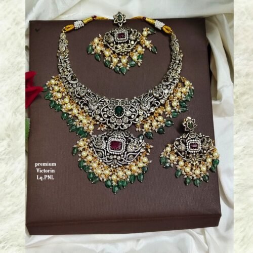 Lush Queens Jewellery Images (17) One gram heavy victorian necklace... One gram gold Bridal Jewellery