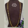 30 inches 2 lines micro plated plain chain with multi color CZ beads 30 inches 2 lines micro plated plain chain with multi color CZ beads