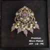 One gram gold Jewellery | One gram gold lockets | Victorian locket with baby pink beads