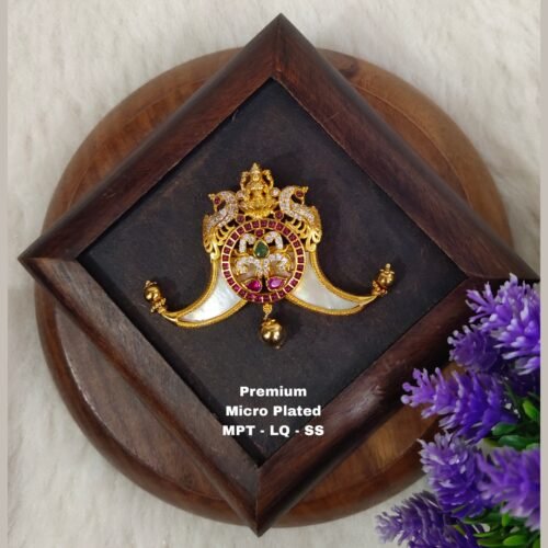 One gram gold puligoru locket with God One gram gold puligoru locket with God