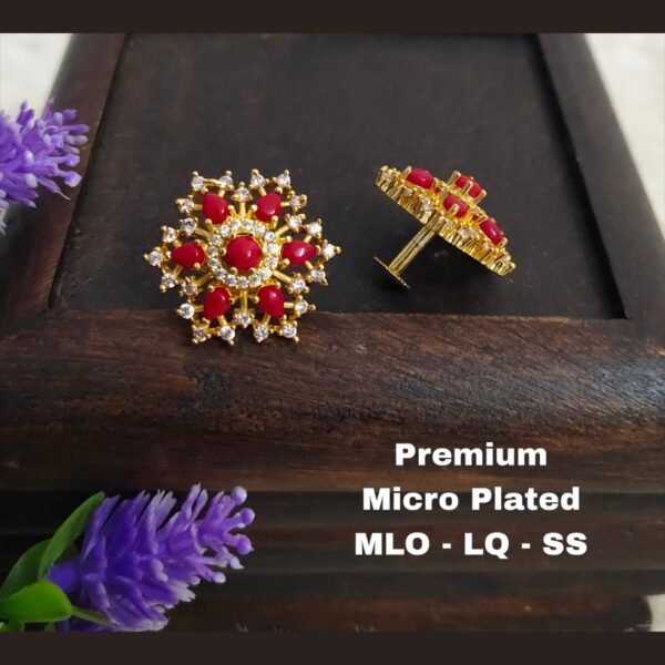 One gram gold earrings... One gram gold studs.. Earrings