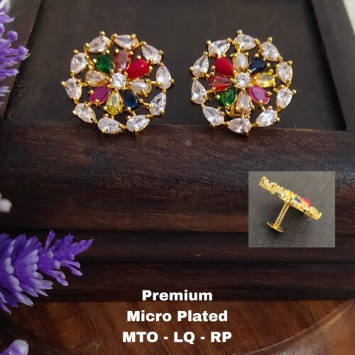 One gram gold earrings... One gram gold studs.. Earrings