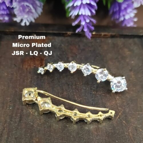 One gram gold ear rings One gram gold ear cuffs..