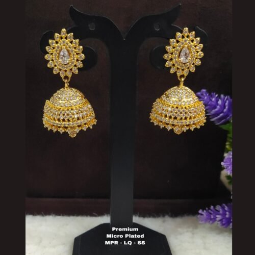One gram gold earrings... One gram gold jumka. Earrings... Butta kammalu