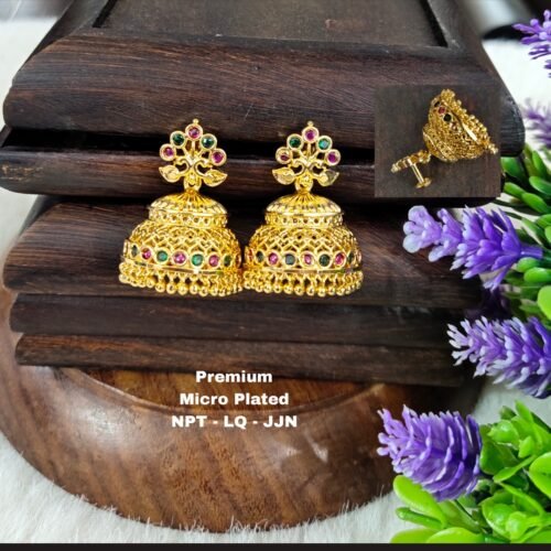 One gram gold earrings... One gram gold jumka. Earrings... Butta kammalu