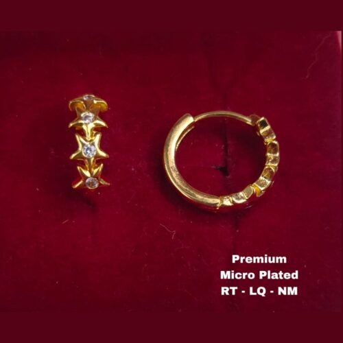 Lush Queens Jewellery Images (62) One gram gold earrings... One gram gold hoop earrings