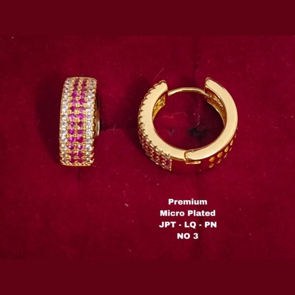 One gram gold earrings... One gram gold hoop earrings