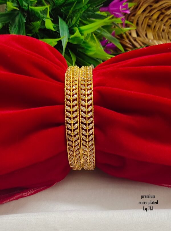 One gram gold Bangles - One gram gold Jewellery - Bridal Bangles