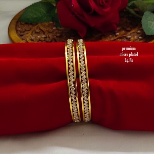 One gram gold Bangles - South Indian Jewellery - Bridal Bangles - One gram gold Jewellery