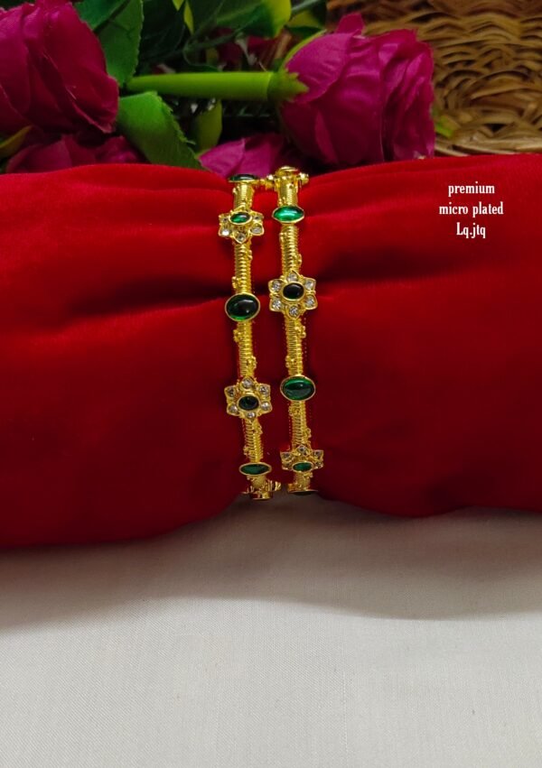 One gram gold Jewellery - One gram gold Bangles - Bridal Bangles