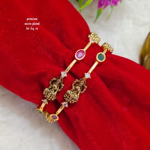 One gram gold Jewellery - One gram gold Bangles - Bridal Bangles - Function wear Bangles - South Indian Jewellery