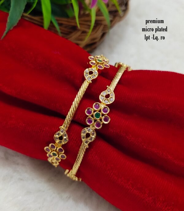 One gram gold Jewellery - One gram gold Bangles - Bridal Bangles