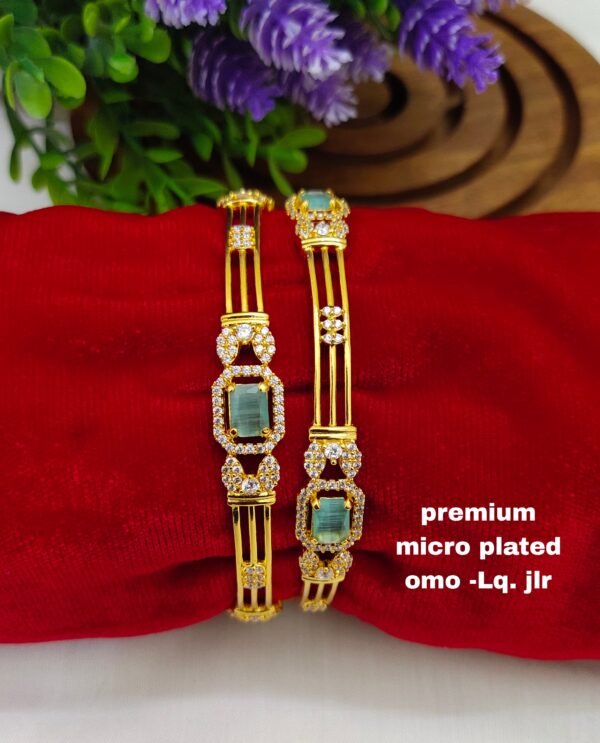 One gram gold Jewellery - One gram gold Bangles - Bridal Bangles