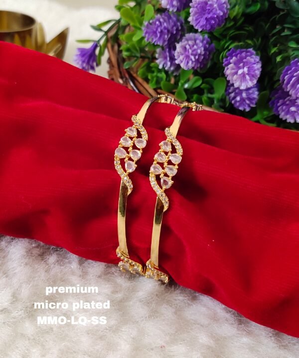 One gram gold Jewellery - Function wear Bangles - Bridal Bangles - One gram gold Jewellery