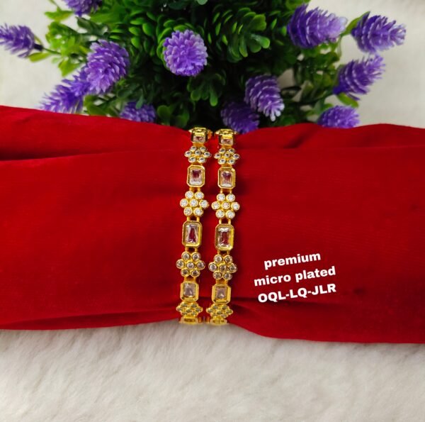 One gram gold Jewellery - One gram gold Bangles - Bridal Bangles