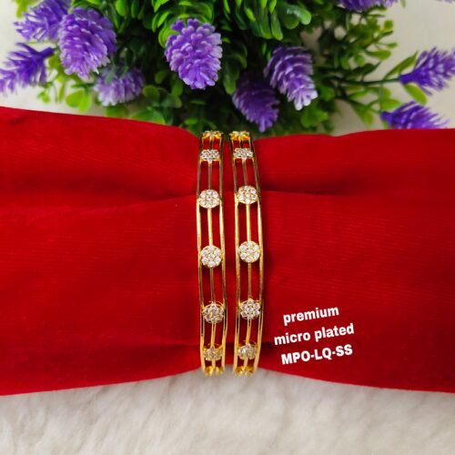 One gram gold Jewellery - One gram gold Bangles - Function wear Bangles