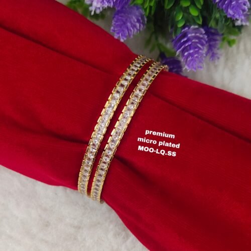 One Gram Gold Bangles - Bridal Bangles - Function Wear Bangles - South Indian Bangles