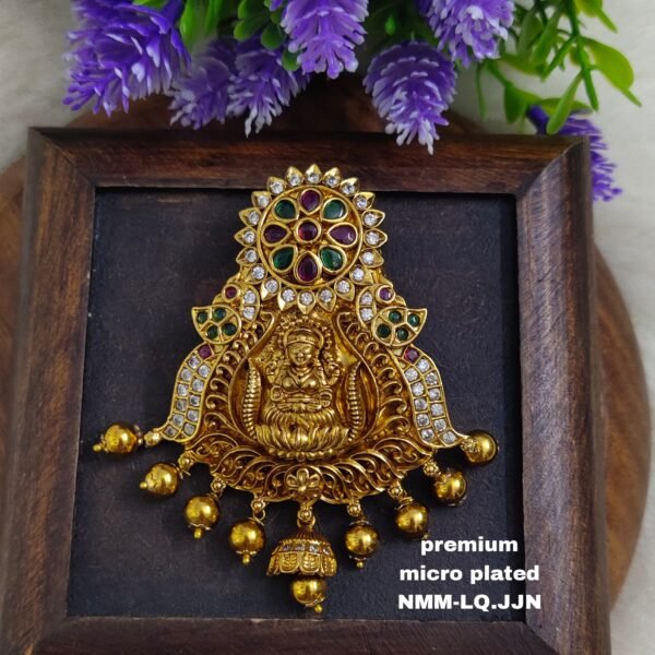 One gram gold Jewellery | One gram gold lockets | Antique Lakshmi locket