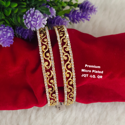One gram gold Jewellery - One gram gold Bangles - Bridal Bangles