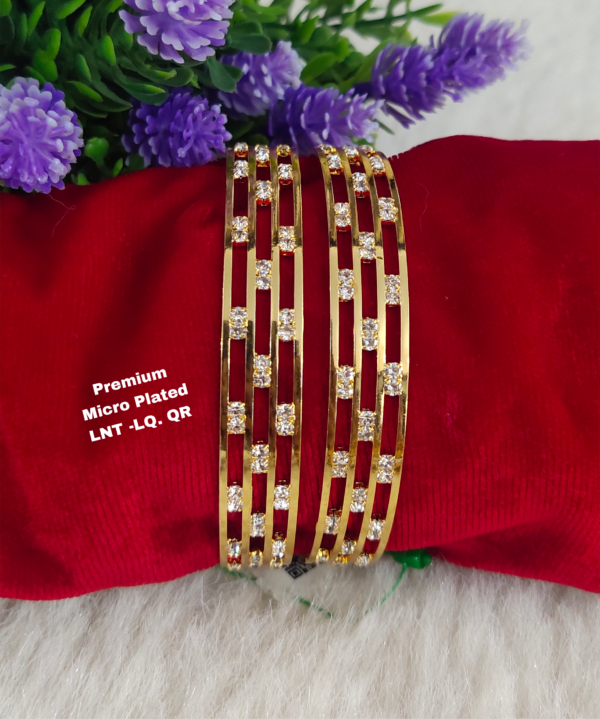 One gram gold Bangles - Bridal Bangles - One gram gold Jewellery