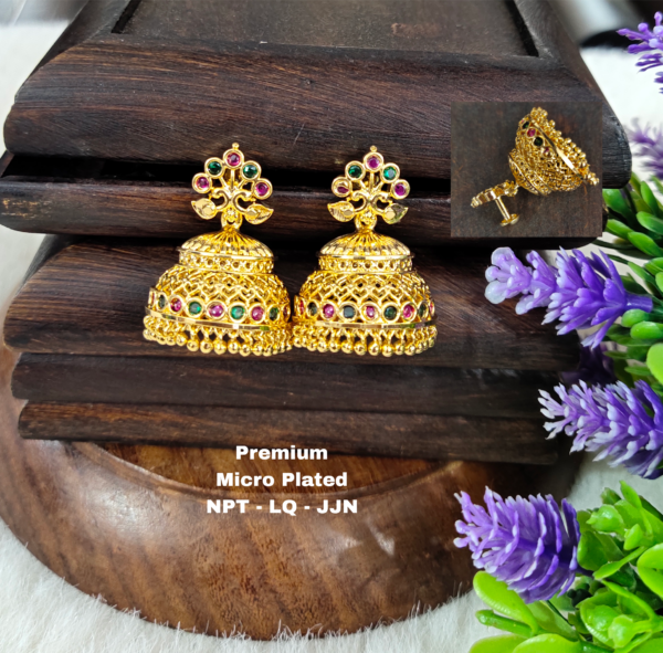 One gram gold Earrings | One gram gold jumka | Earrings | Butta kammalu