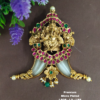 One gram gold Jewellery | One gram gold puligoru Ganesh locket with kundan Stones