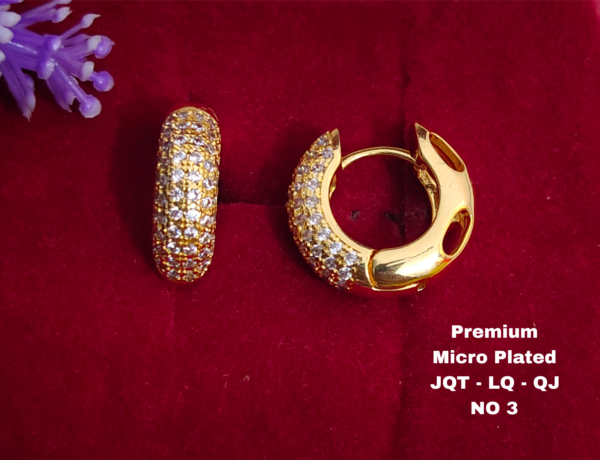 One gram gold Earrings | One gram gold Jewellery | Hoop Earrings
