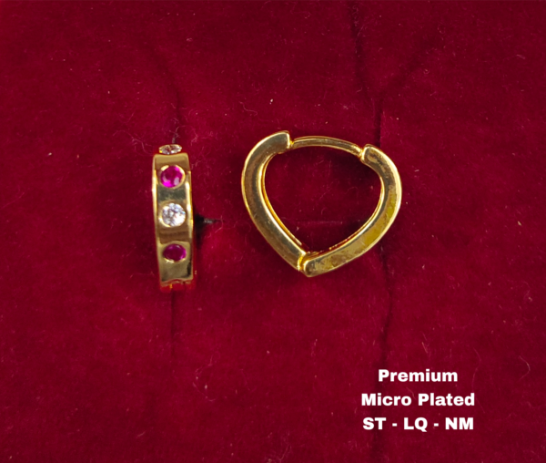 One gram gold Earrings | One gram gold Jewellery | Hoop Earrings