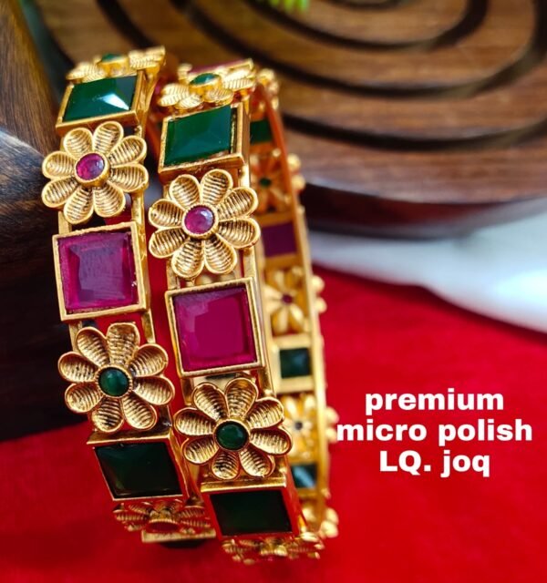 One gram gold Jewellery - One gram gold Banlges - Lush Queens jewellery