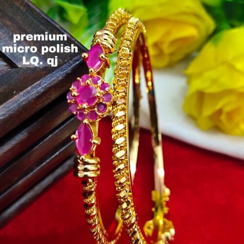 One gram gold Jewellery - One gram gold Banlges - Lush Queens jewellery