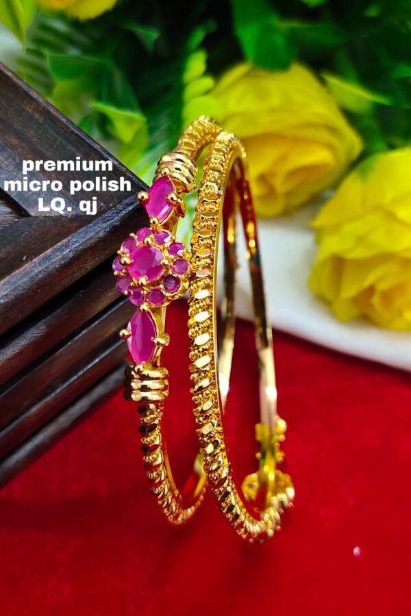 One gram gold Jewellery - One gram gold Banlges - Lush Queens jewellery