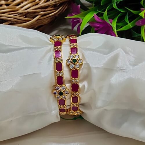 One gram gold Jewellery - One gram gold Banlges - Lush Queens jewellery