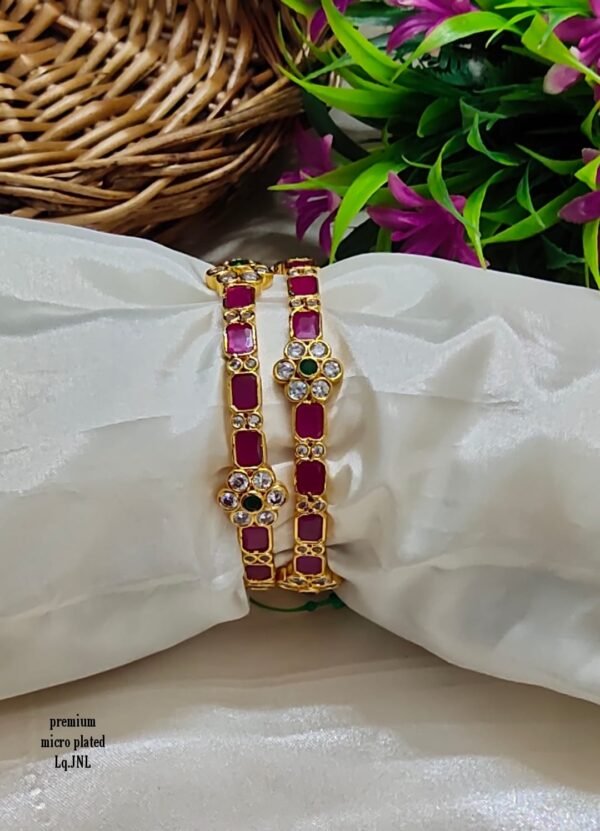 One gram gold Jewellery - One gram gold Banlges - Lush Queens jewellery