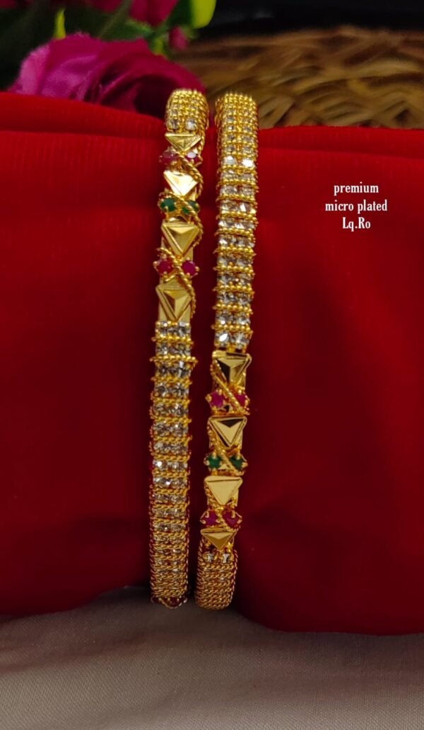 One gram gold Jewellery - One gram gold Bangles - Bridal Bangles