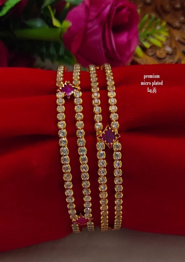 One gram gold Jewellery - One gram gold Banlges - Lush Queens jewellery
