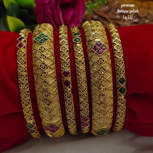 One gram gold Jewellery - One gram gold Bangles - Bridal Bangles
