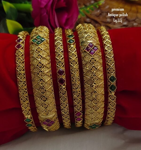 One gram gold Jewellery - One gram gold Bangles - Bridal Bangles