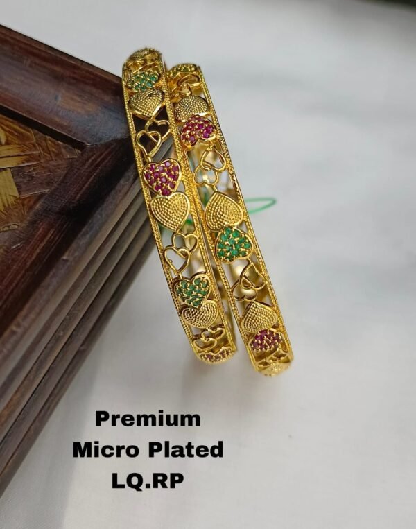 One gram gold Jewellery - One gram gold Banlges - Lush Queens jewellery