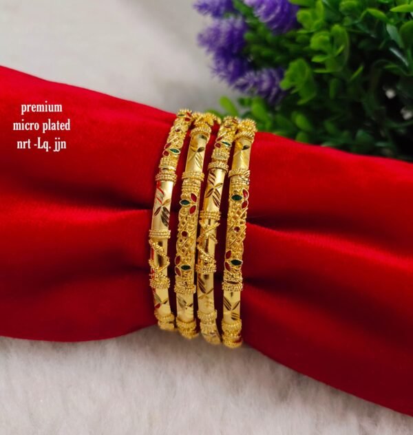One gram gold Jewellery - One gram gold Banlges - Lush Queens jewellery