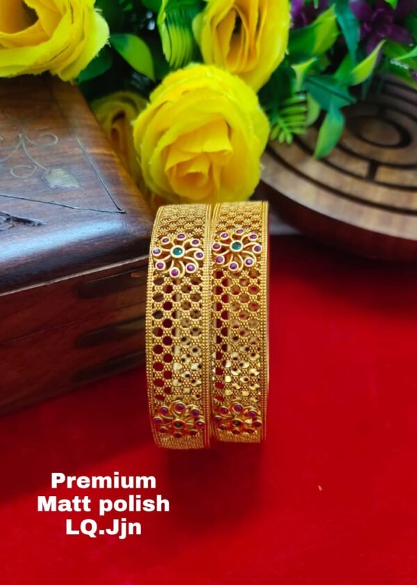 One gram gold Jewellery - One gram gold Banlges - Lush Queens jewellery