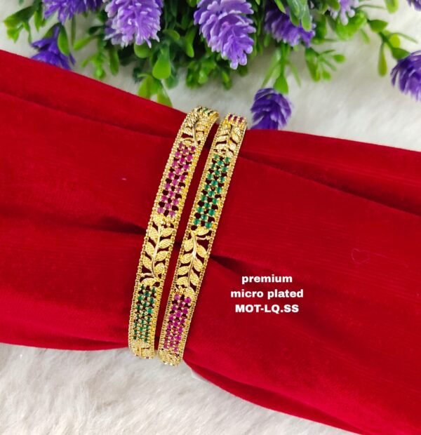 One gram gold Jewellery - One gram gold Banlges - Lush Queens jewellery