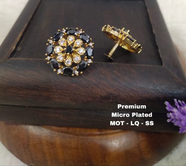 One gram gold Earrings - One gram gold Jewellery - Lush queens jewellery