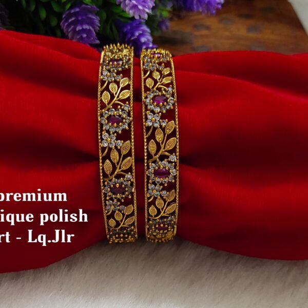 One gram gold Jewellery - One gram gold Banlges - Lush Queens jewellery