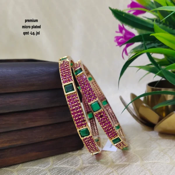 One gram gold Jewellery - One gram gold Banlges - Lush Queens jewellery