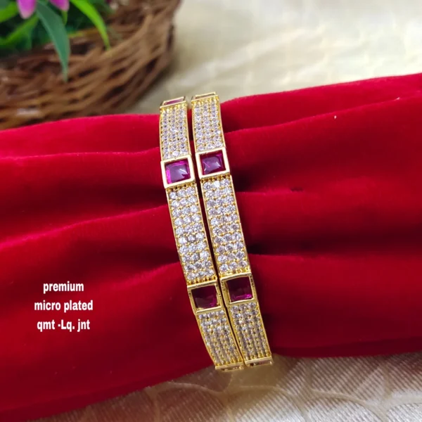 One gram gold Jewellery - One gram gold Banlges - Lush Queens jewellery