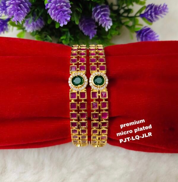 One gram gold Bangles - One gram gold Jewellery - Bridal bangles